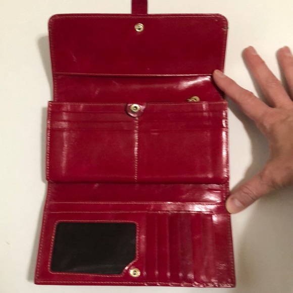 ITSLIFE Rose Red RFID Leather Wallet - Picture 4 of 10